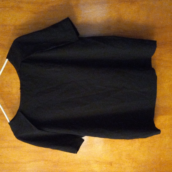COS Black Cape Sleeve Blouse With Zip/Hook Back - Picture 1 of 7